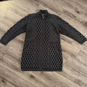 Arab Sweater Market Plated Coat wit‎‎h Celtic Zip‎